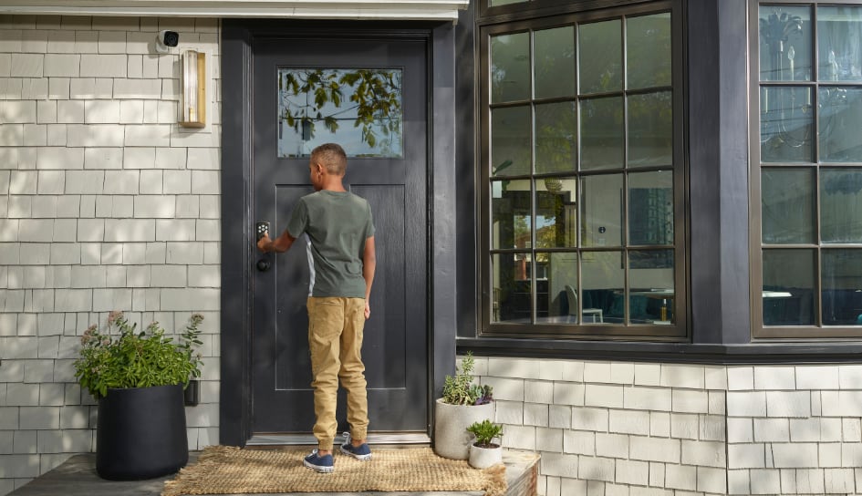 Vivint Smart Lock on home in Denver