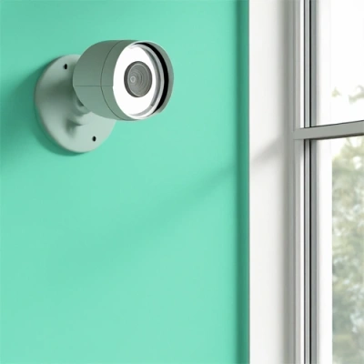 Denver vivint camera facing a window